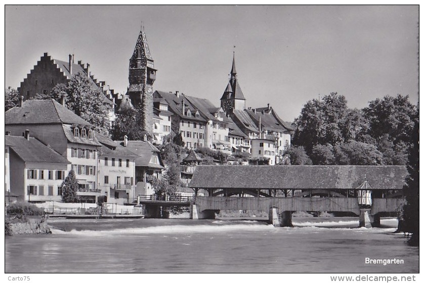 Suisse  - Bremgarten - Ville - Pont Couvert - Bremgarten