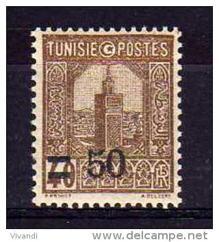 Tunisia - 1930 - 50 Cents Surcharge - MNH - Neufs