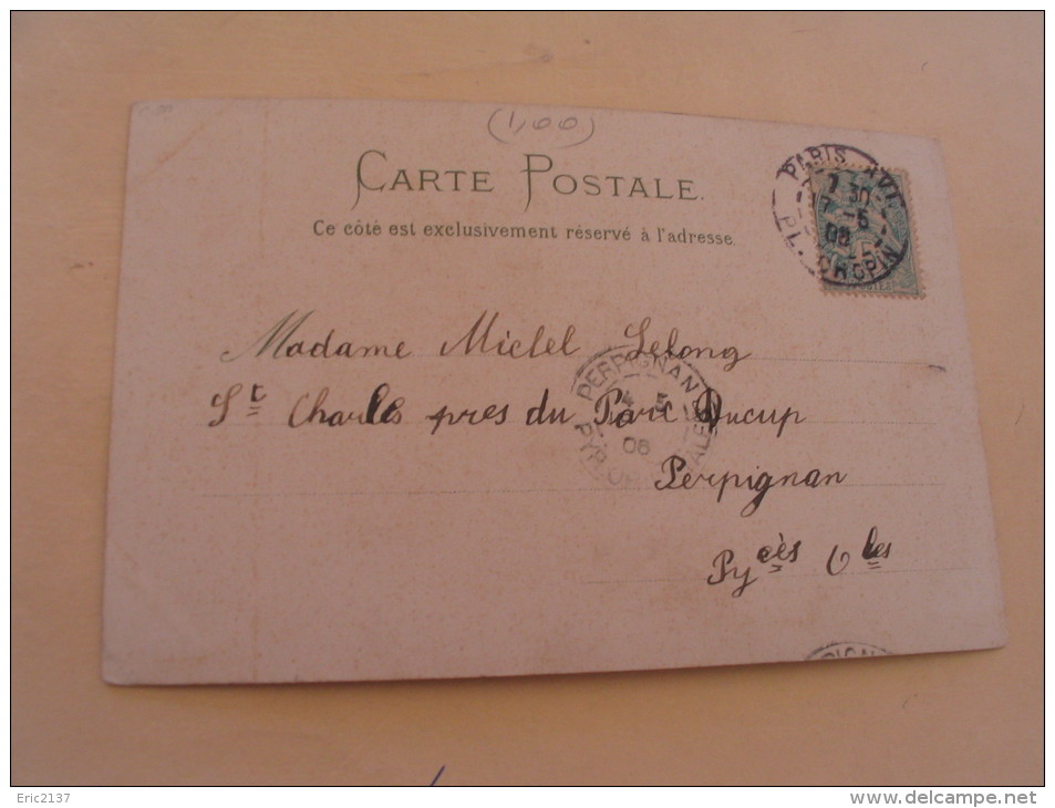 CARTE SOUVENIR DE 1ERE COMMUNION...1906.. - Comuniones