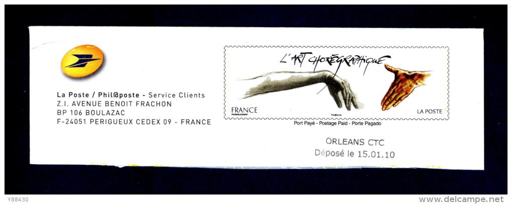 3507 De 2002 - Entiers Postaux Sur Fragment - Provenant De : "La Poste. Phil@poste". - Prêts-à-poster:private Overprinting