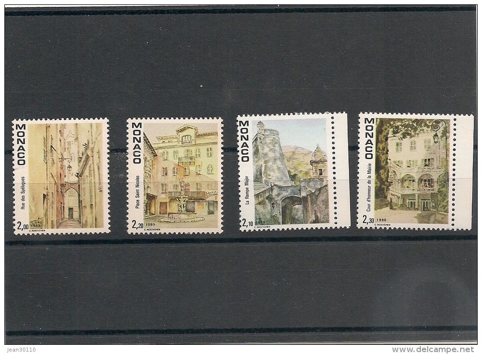 MONACO Années 1989/90  N° Y/T : 1669/70-1809/10** - Other & Unclassified