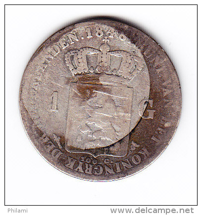 COINS    PAYS-BAS     KM  66      1848   SWORD .   ( 24 ) - 1840-1849 : Willem II