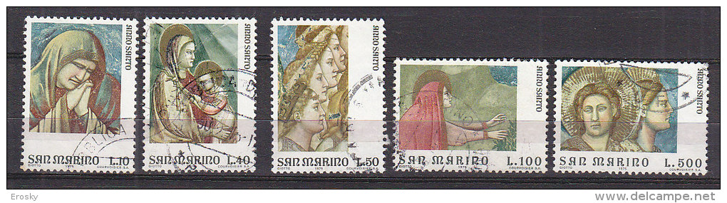 Y8794 - SAN MARINO Ss N°938/42 - SAINT-MARIN Yv N°893/96 - Used Stamps