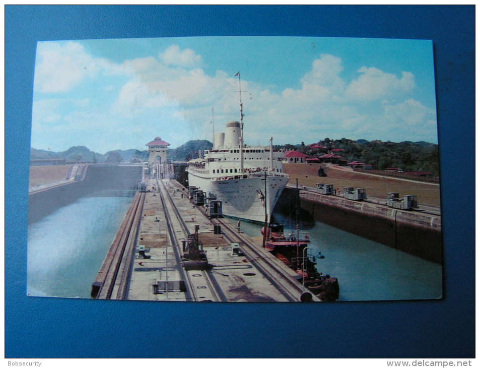 == Panama Kanal  SS Kungholm 1961 - Panama