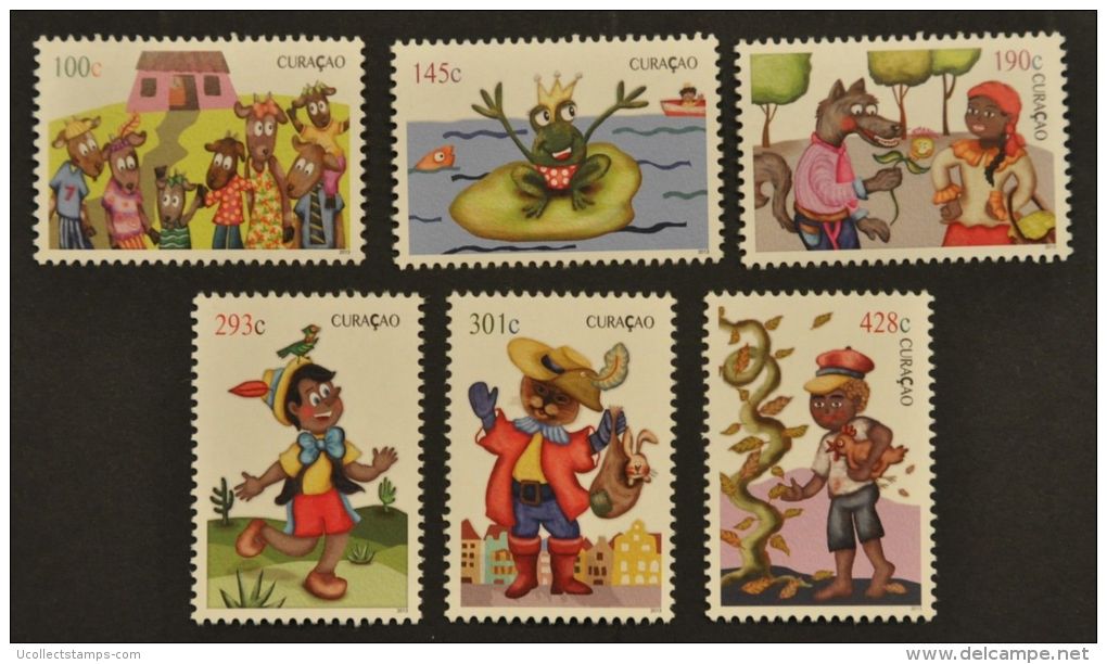 Curacao 2013  Kinderzegels Sprookjes Fairytales   Postfris/mnh/sans Charniere - Neufs