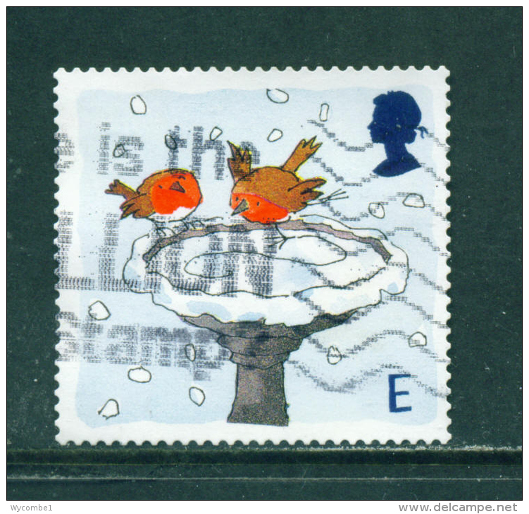 GREAT BRITAIN - 2001  Christmas  'E'  Used As Scan - Used Stamps