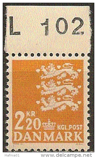 Czeslaw Slania. Denmark 1967. Coat Of Arms. Michel 461 MNH. - Ungebraucht