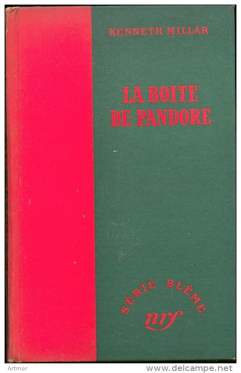 SERIE BLEME N° 14 - 1950 - MILLAR - LA BOITE DE PANDORE - JAQUETTE - Série Blême