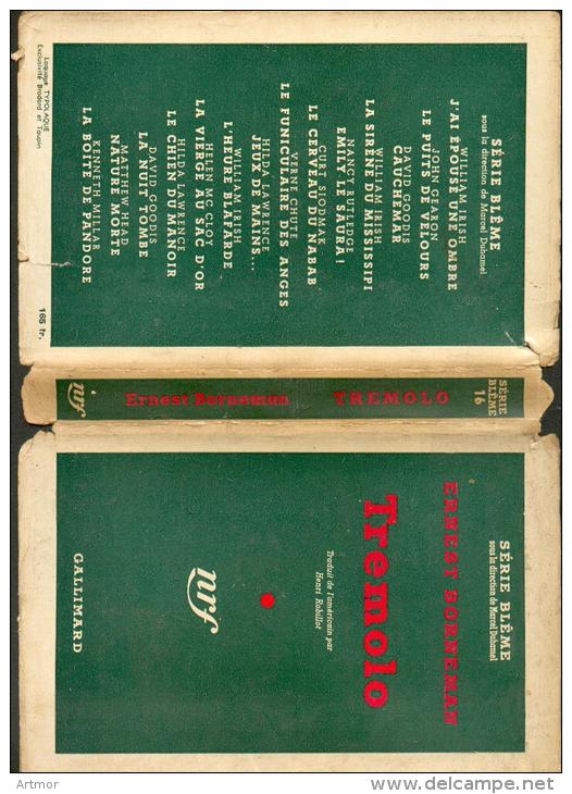 SERIE BLEME N° 16 - 1951 - BORNEMAN - TREMOLO - JAQUETTE - Série Blême