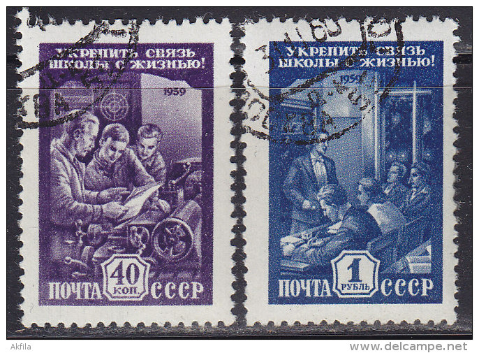 380(19). Russia, USSR, 1959, Learn To Live, Used - Gebraucht