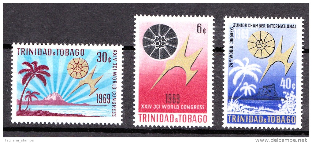 Trinidad & Tobago, 1969, SG 368 - 370, Complete Set, MNH - Trindad & Tobago (1962-...)