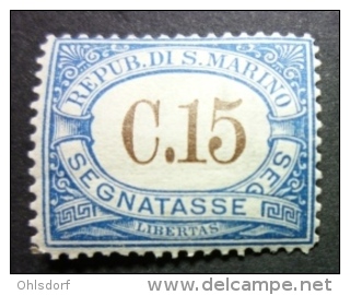 SAN MARINO - SEGNATASSE 1939: Sassone 55, * MH - FREE SHIPPING ABOVE 10 EURO - Postage Due