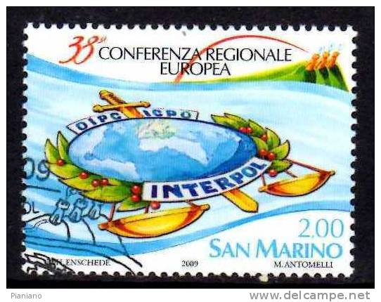 PIA - SMA - 2009 : 38° Conferenza Regionale Europea Dell´ ICPO  Interpol  - (SAS 2233) - Usati