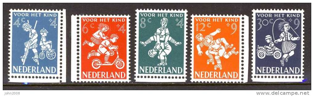 Niederlande / Netherlands 1958 : Mi 723-727 *** - Voor Het Kind - Unused Stamps