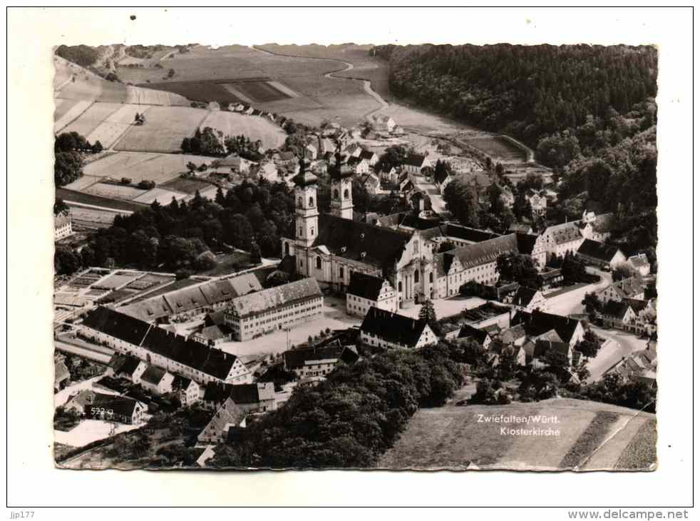 Arrondissement  Reutlingen Zwiefalten Wurtt. Klosterkirche Années Jahr 60 Luftaufnahme Stadt Und  Kloster Vue Aerienne - Reutlingen