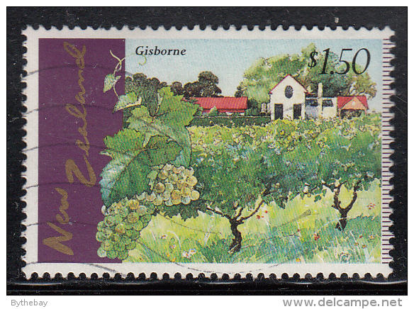 New Zealand Used Scott #1433 $1.50 Gisborne - Vineyards - Oblitérés