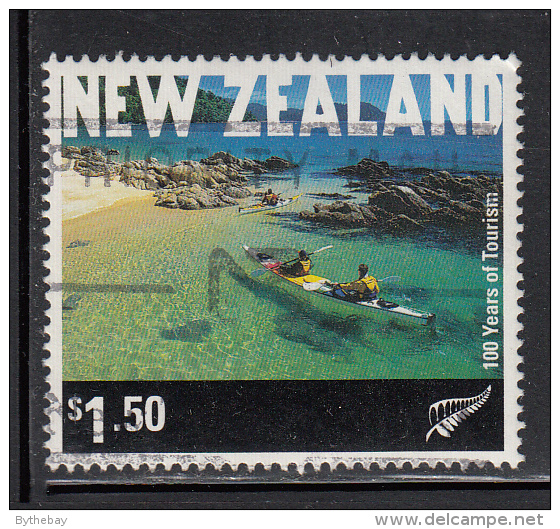 New Zealand Used Scott #1726 $1.50 Kayakers In Abel Tasman National Park - 100 Years Of Tourism - Oblitérés