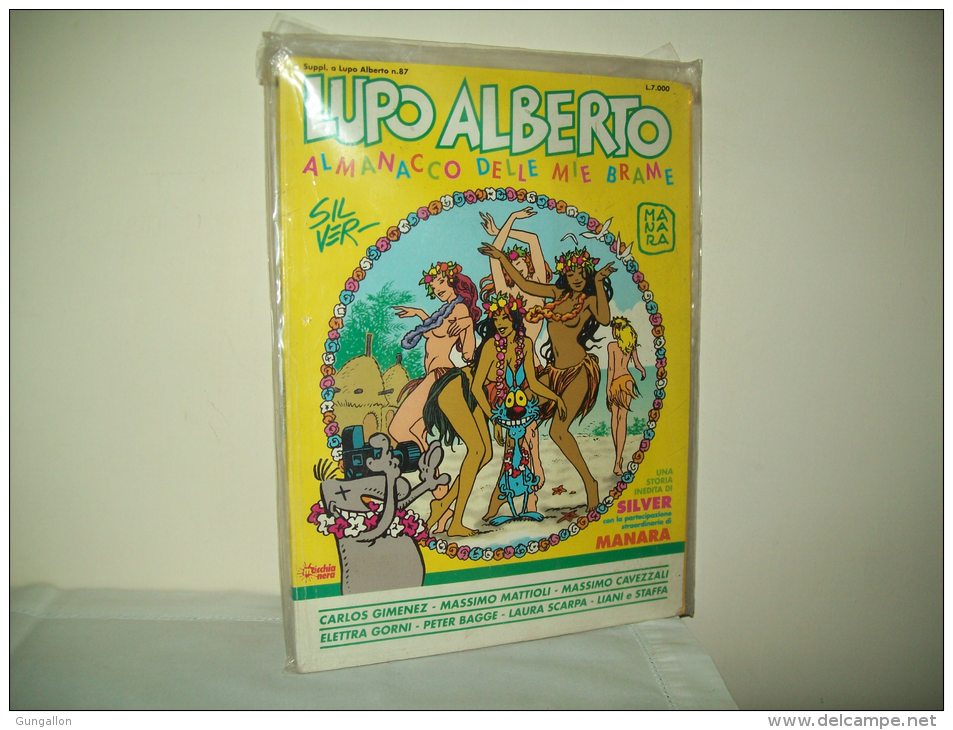 Lupo Alberto "Almanacco" (Macchia Nera 1992) Suppl. A Lupo Alberto N. 87 - Lupo Alberto