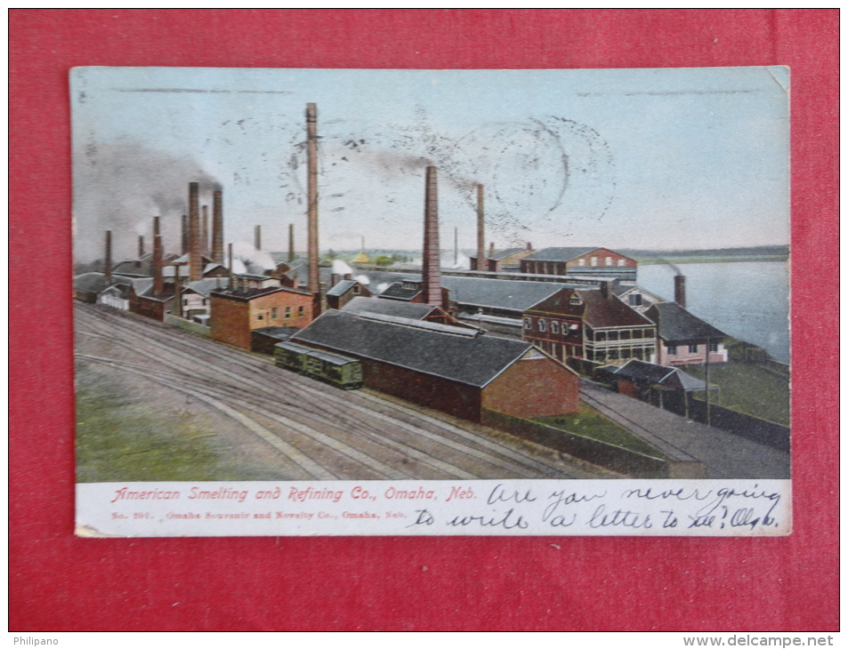 Nebraska > Omaha  American Smelting & Refining CO  1906 Cancel       Ref 1132 - Omaha