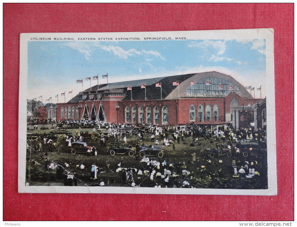 Massachusetts > Springfield  Coliseum Building Eastern States Exposition 1927 Cancel    Ref 1132 - Springfield