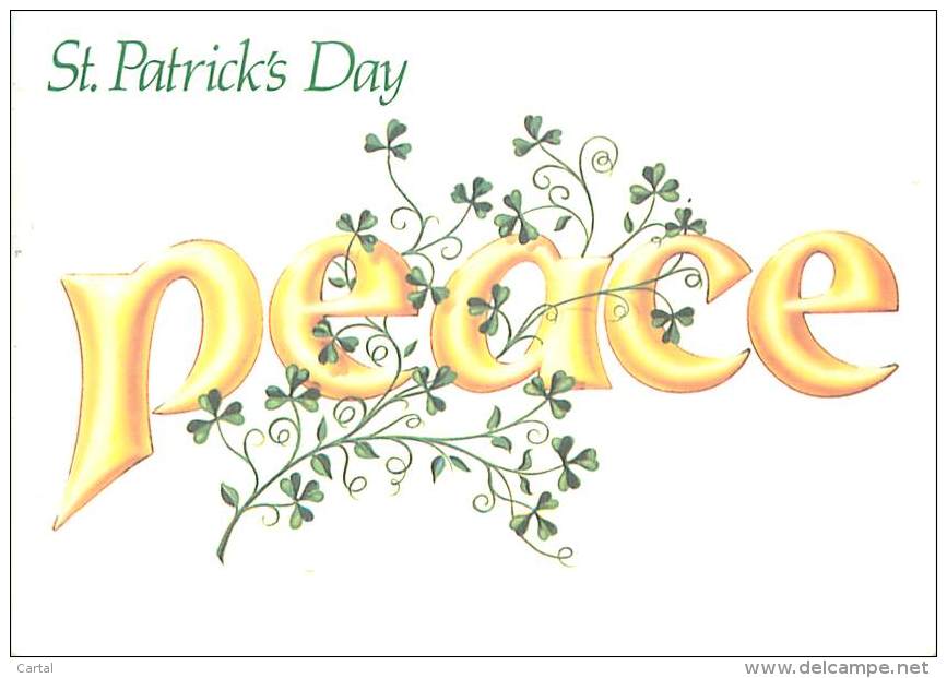 CPM - St. Patrick's Day - Peace - Saint-Patrick's Day