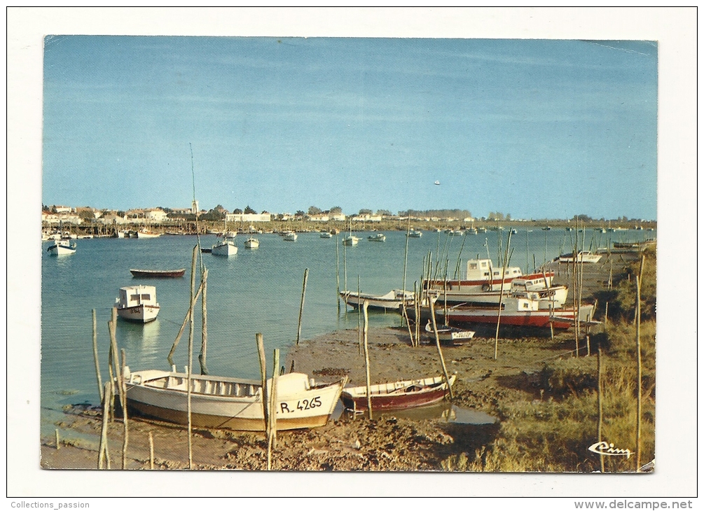 Cp, 85, L'Aiguillon-sur-Mer, Le Port, Voyagée 1971 - Altri & Non Classificati