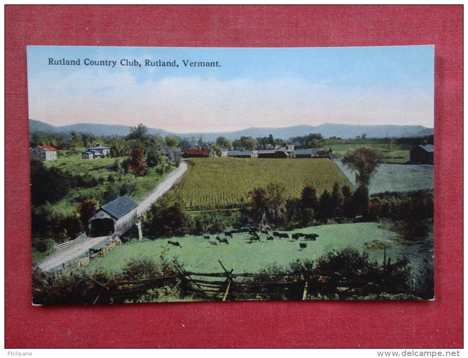 Vermont > Rutland   Country Club   Not Mailed   Ref 1133 - Rutland