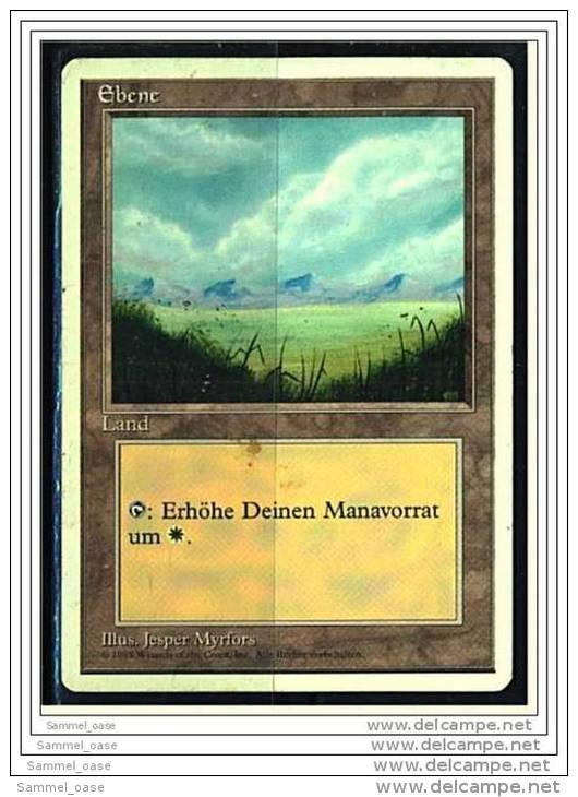 Karte Magic The Gathering  -  Land  -  Ebene  -  Deutsch - Autres & Non Classés