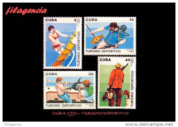CUBA MINT. 1990-16 TURISMO DEPORTIVO - Unused Stamps