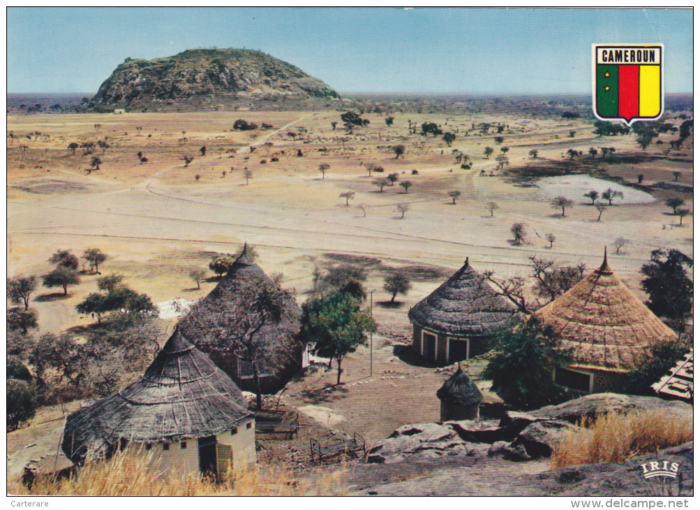 CAMEROUN,afrique,carte Avec Logo,réserve De Waza,l´afrique Sauvage - Kamerun