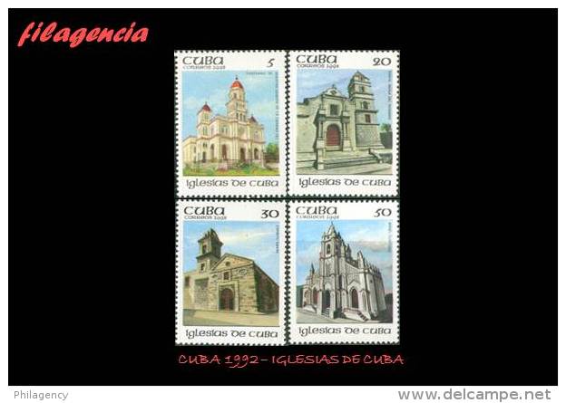 CUBA MINT. 1992-21 IGLESIAS DE CUBA - Neufs