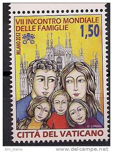 2012 Vatikan Vaticano**MNH    VII Incontro Mondiale Delle Familie - Ungebraucht