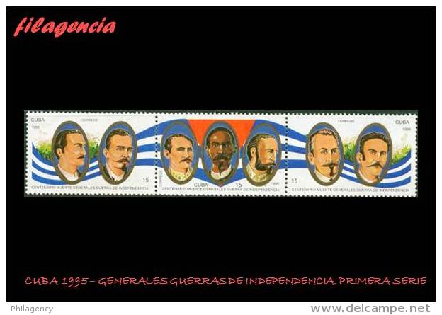 CUBA MINT. 1995-23 GENERALES DE LAS GUERRAS DE INDEPENDENCIA. PRIMERA SERIE - Unused Stamps