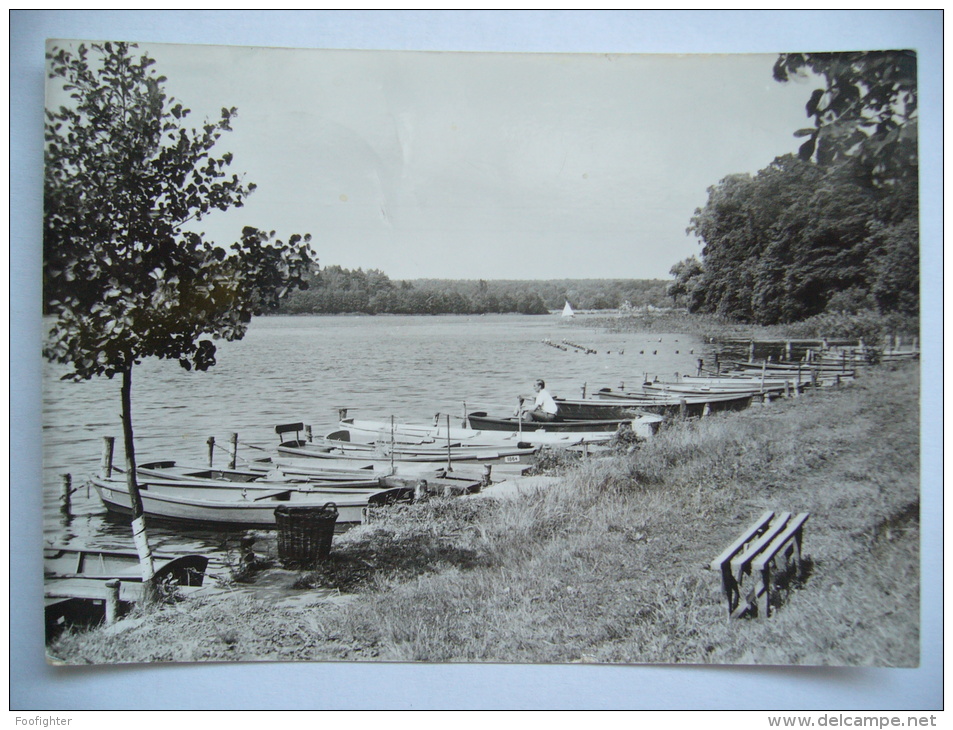 Germany: Strausberg - Am Straus-See, Booten - Boats - 1977 Used - Strausberg