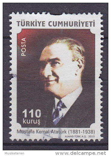 Turkey 2010 NEW 110 K Mustafa Kemal Atatürk (1881-1938) National Hero Security Perf. - Usati