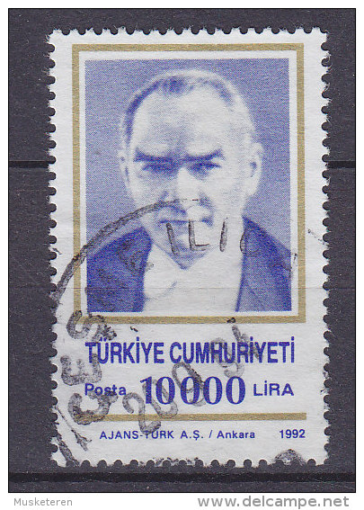 Turkey 1992 Mi. 2951   10 000 L President Atatürk - Usados