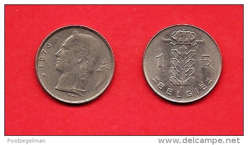 BELGIUM , 1950-1988, Circulated Coin,1 Franc Dutch, Km 143.1 C1620 - 1 Franc