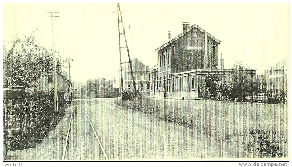 ATH STAMBRUGES LA GARE  (REPRODUCTION DE LA CP) - Ath