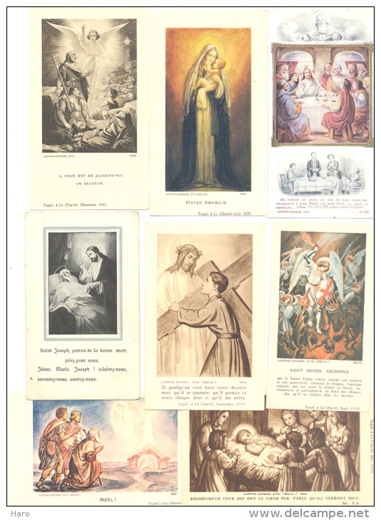 Lot De 24 Images Pieuses Et Souvenirs De Communion - Lot 1 (b134) - Images Religieuses