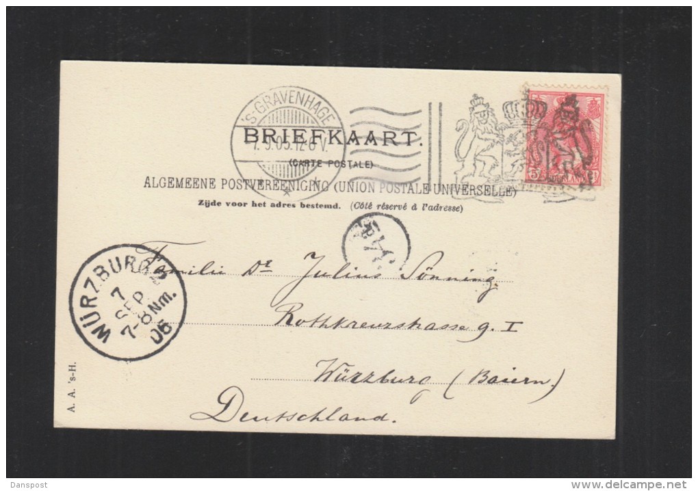 Briefkaart 1905 S'Gravenhagen - Brieven En Documenten