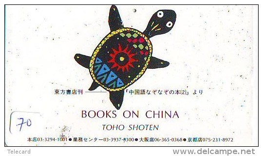 Télécarte Japon * TORTUE * TURTLE * SCHILDPAD  *  CHINA (70) CHINA RELATED PHONECARD * TELEFONKARTE - Chine