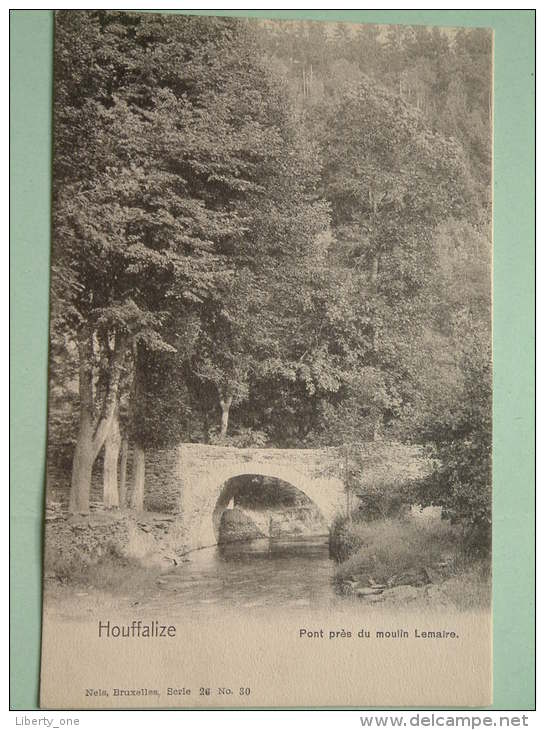 Pont Près Du MOULIN LEMAIRE ( Houffalize ) - ( Serie 26  N° 30 ) Anno 19?? ( Zie Foto Voor Détails ) !! - Houffalize