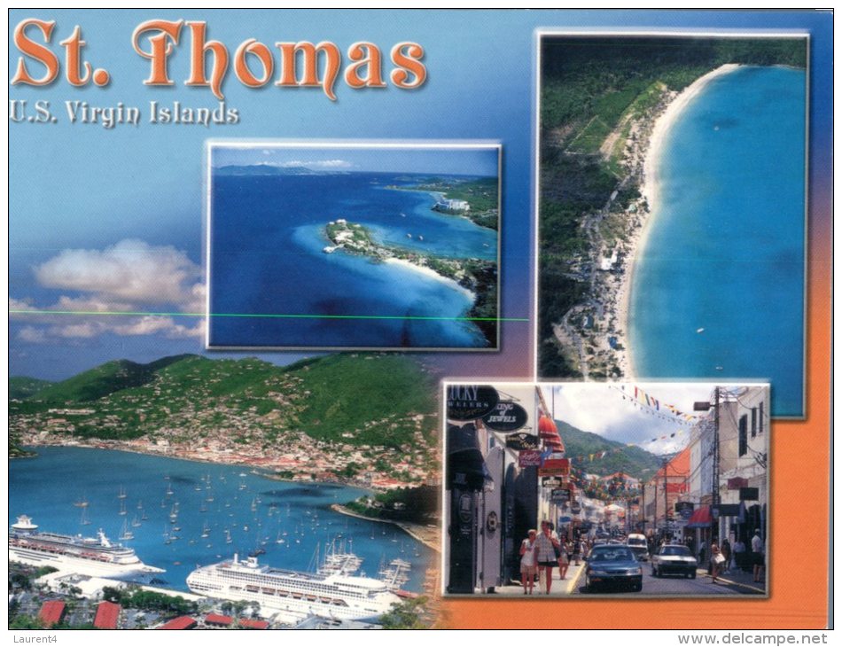 (123) US Virgin - St Thomas Island (with Cruise Ship_) - Jungferninseln, Amerik.