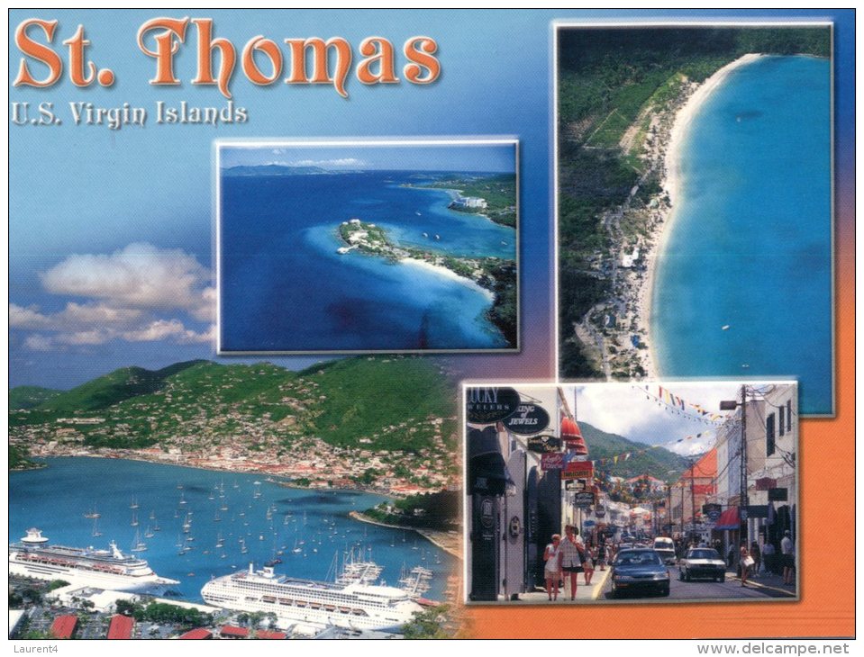 (123) US Virgin - St Thomas Island (with Cars) - Jungferninseln, Amerik.