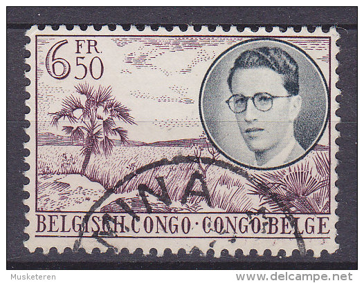 Belgium Congo 1955 Mi. 325     6.50 Fr König Baudouin I. - Oblitérés