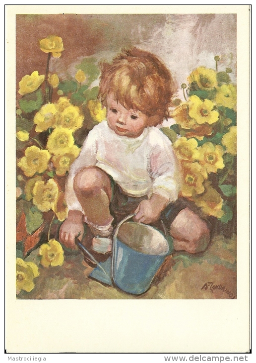 ZANDRINO  Fg  Bambina Con Fiori - Zandrino