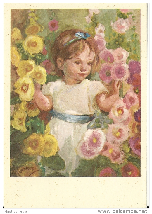 ZANDRINO  Fg  Bambina Con Fiori - Zandrino