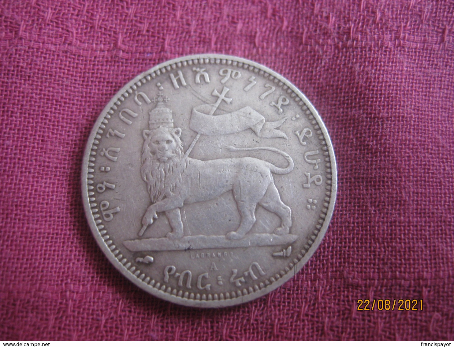 Rub 1/4 Birr 1889 - Ethiopie