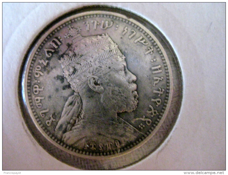 Rub 1/4 Birr 1889 - Ethiopia