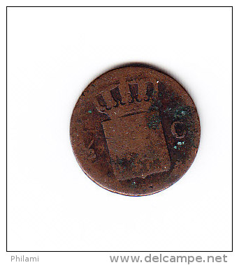 COINS  PAYS-BAS   KM  51     1832 .   (PB 41) - 1815-1840 : Willem I